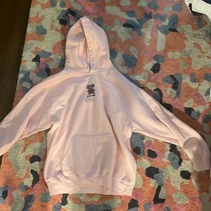 light pink good vibes sweatshirt